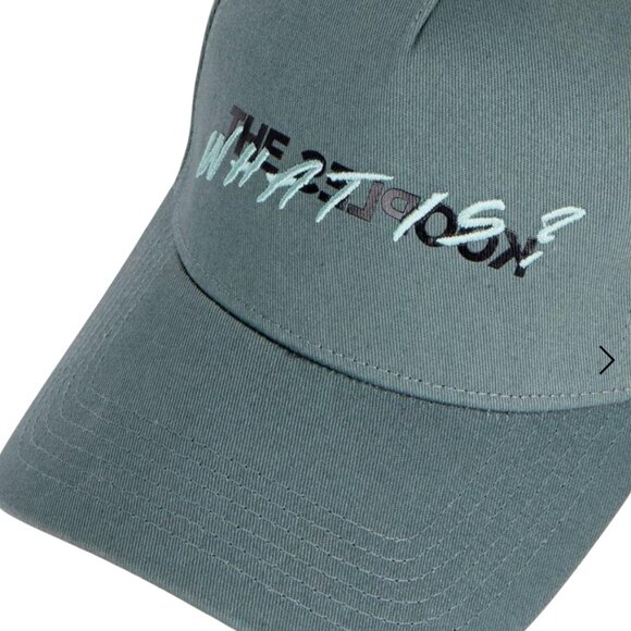 The Kooples “What Is” Green Baseball Cap NWT Unisex Adjustable - Picture 2 of 5